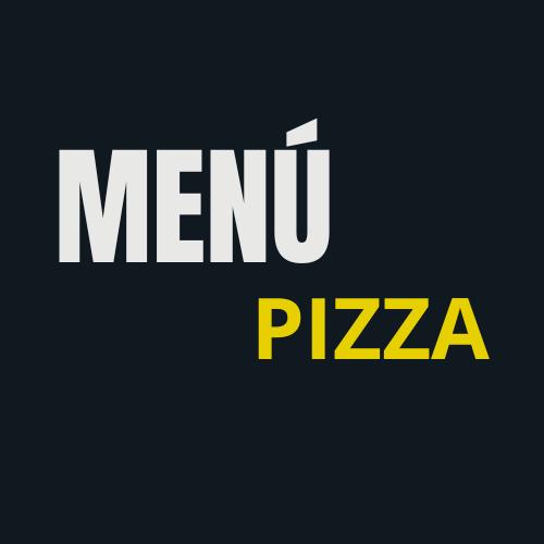 Menú Pizza